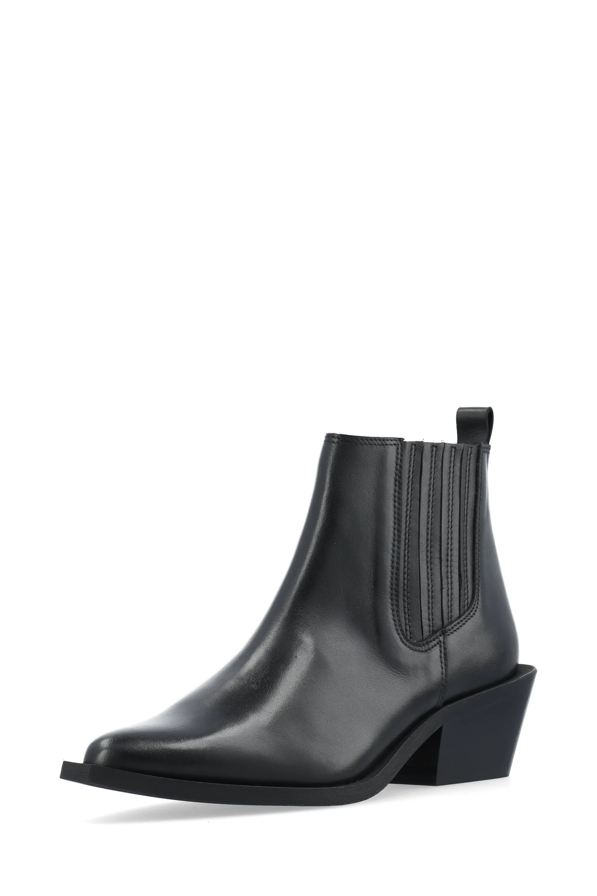 Biamona Western Boot Low Chelsea Crust - Black